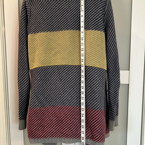 CAbi Style 467 Blanket Striped Sweater Cardigan Medium GUC - Picture 6 of 13